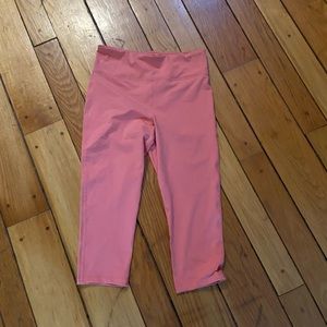 Orange Capri workout pants